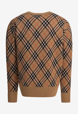 Burberry Vintage Check Crewneck Sweater Beige 8111379_82449