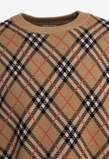 Burberry Vintage Check Crewneck Sweater Beige 8111379_82449