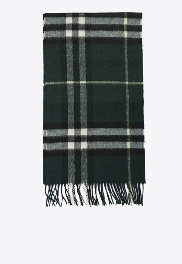 Burberry All-Over Check Pattern Scarf Black 8112629_68f5340c-5ad2-4171-897e-87bb41615a22