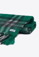 Burberry Cashmere Check Pattern Scarf Green 8112968_e1a3b4bd-6e68-4ef1-b565-4ab71491d51b