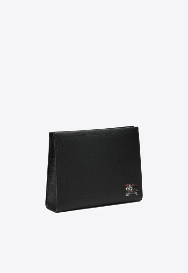 Burberry EKD Leather Pouch Black 8115478_6561dcdb-9e0c-44d1-9592-010b3bd354ad