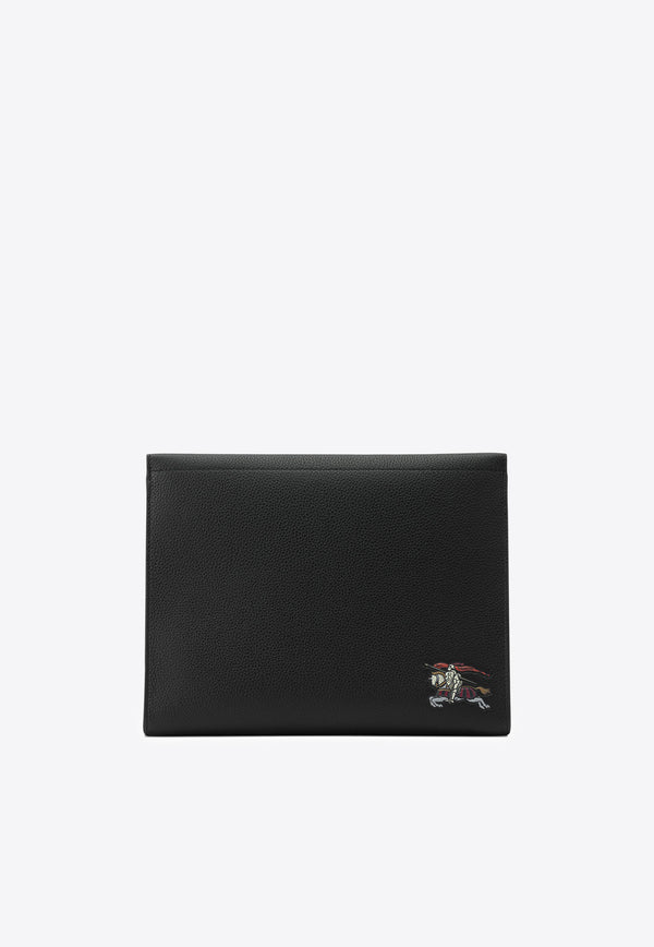 Burberry EKD Leather Pouch Black 8115478_6561dcdb-9e0c-44d1-9592-010b3bd354ad