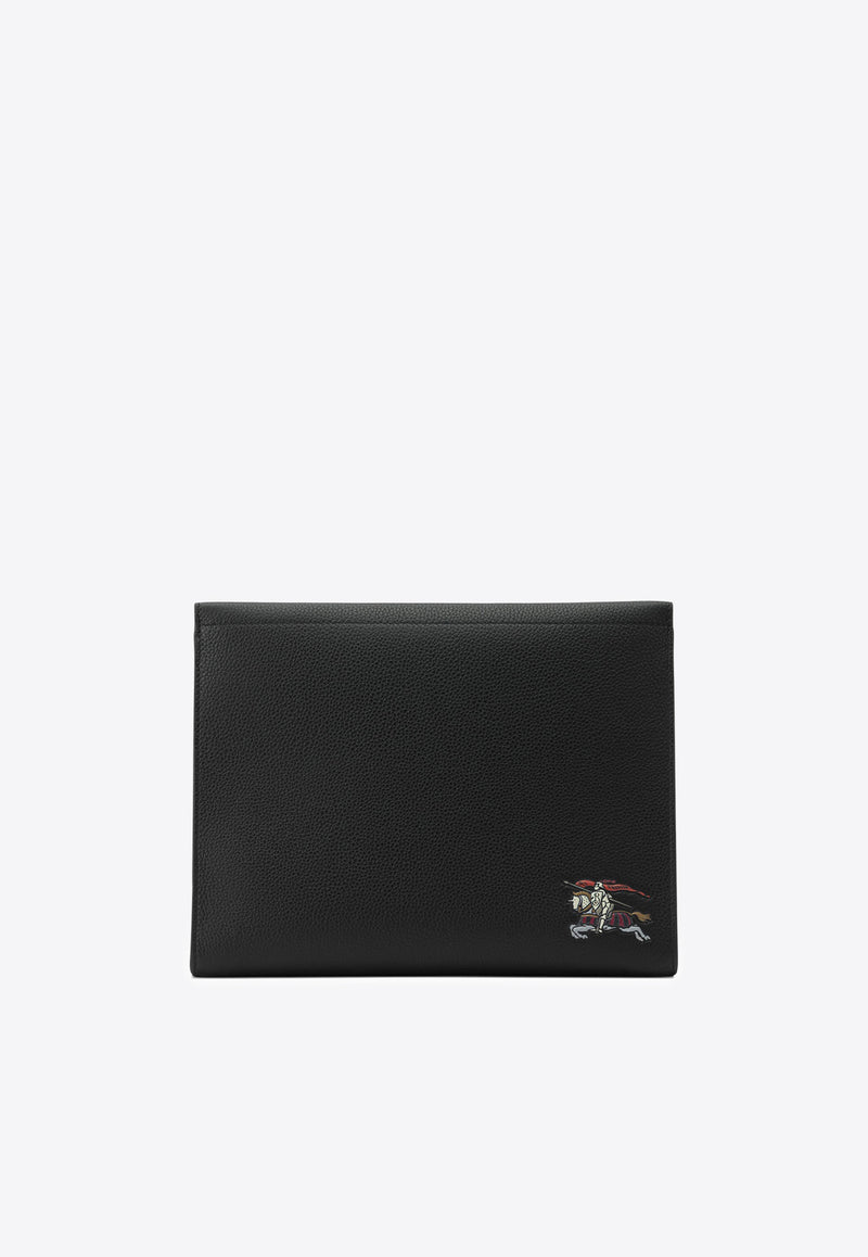 Burberry EKD Leather Pouch Black 8115478_6561dcdb-9e0c-44d1-9592-010b3bd354ad