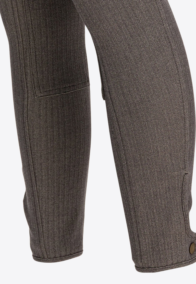 Burberry Jodhpur Herringbone Slim Pants Taupe 8116806_633e668e-7d33-4c85-b3f6-d12644426c83