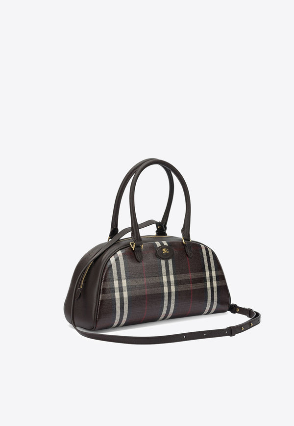 Burberry Highlands Check Top Handle Bag
 Multicolor 8117521_474092e6-c400-4cd5-a91b-97dd476b04a2