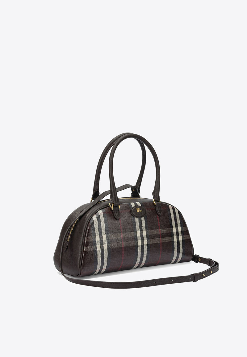 Burberry Highlands Check Top Handle Bag
 Multicolor 8117521_474092e6-c400-4cd5-a91b-97dd476b04a2