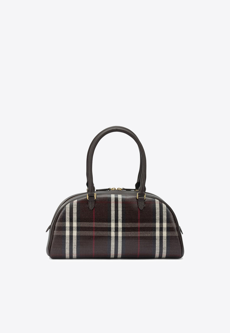 Burberry Highlands Check Top Handle Bag
 Multicolor 8117521_474092e6-c400-4cd5-a91b-97dd476b04a2