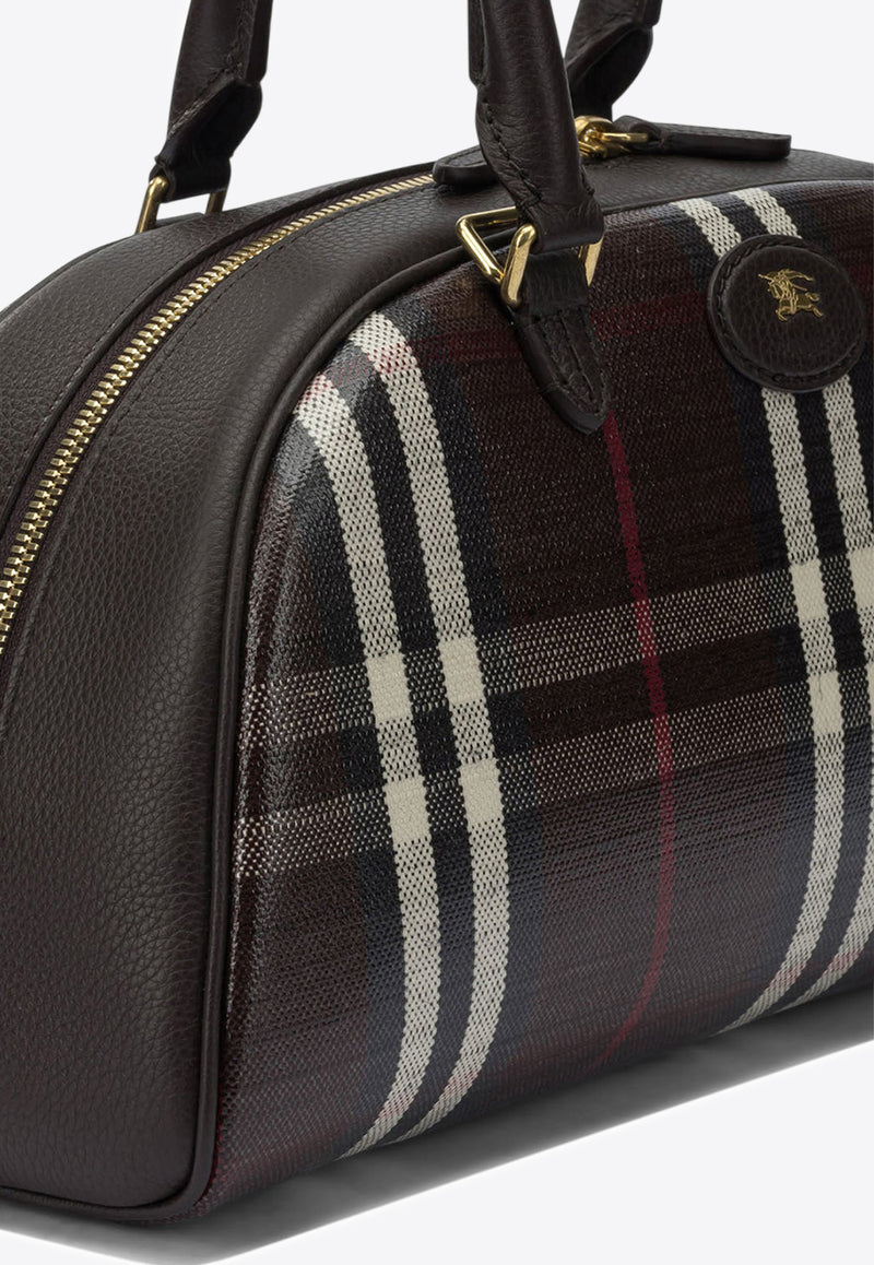 Burberry Highlands Check Top Handle Bag
 Multicolor 8117521_474092e6-c400-4cd5-a91b-97dd476b04a2