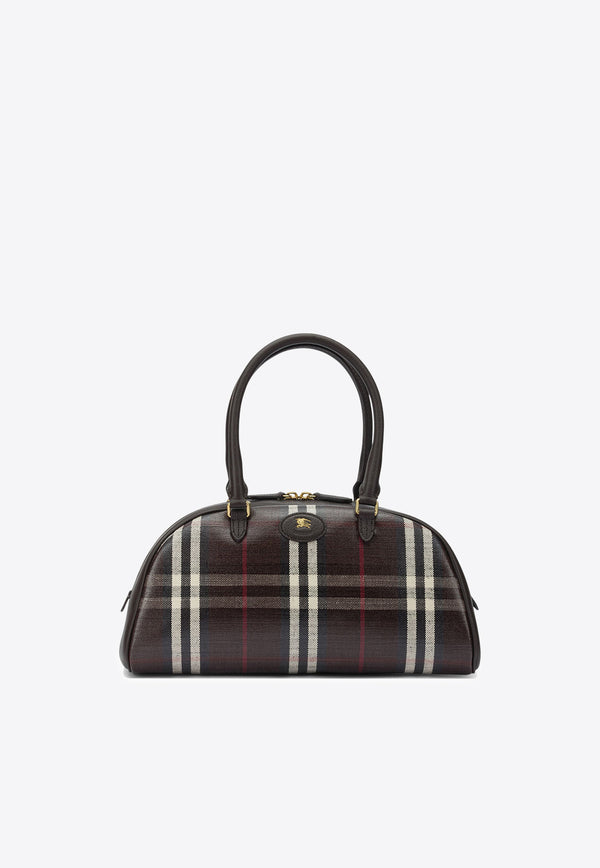 Burberry Highlands Check Top Handle Bag
 Multicolor 8117521_474092e6-c400-4cd5-a91b-97dd476b04a2