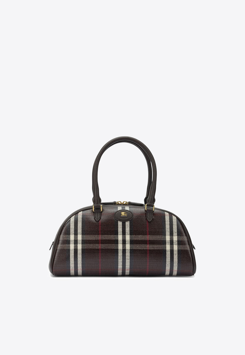 Burberry Highlands Check Top Handle Bag
 Multicolor 8117521_474092e6-c400-4cd5-a91b-97dd476b04a2