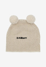 Burberry Kids Babies Bear-Shaped Beanie Gift Set - Set of 2 Beige 8109598_35787bcf-da90-4183-ab26-4a83eb5b4d8b
