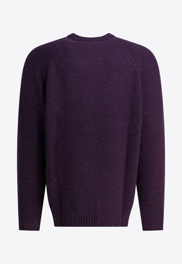 Carhartt Wip Anglistic Wool Sweater Purple I0109773ASXX.03_e6bf0f43-4754-4df8-9da1-07afebb581af
