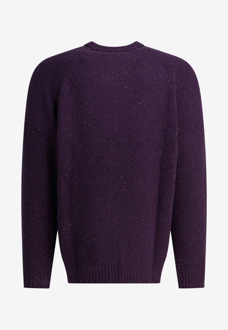 Carhartt Wip Anglistic Wool Sweater Purple I0109773ASXX.03_e6bf0f43-4754-4df8-9da1-07afebb581af