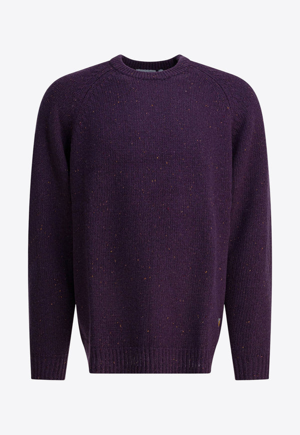 Carhartt Wip Anglistic Wool Sweater Purple I0109773ASXX.03_e6bf0f43-4754-4df8-9da1-07afebb581af