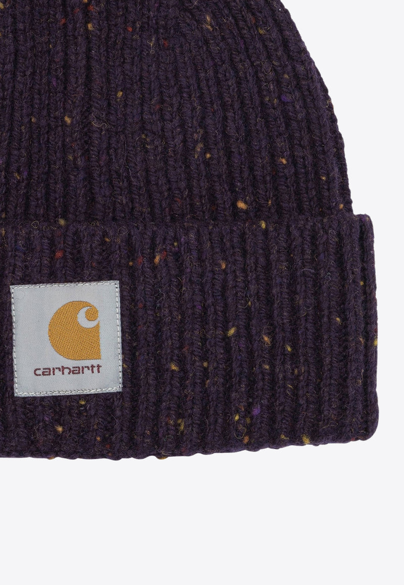 Carhartt Wip Anglistic Ribbed Beanie  Purple I0131933ASXX.06_ac06510e-1df0-4237-a7ae-96f10305ec09