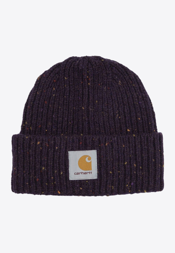 Carhartt Wip Anglistic Ribbed Beanie  Purple I0131933ASXX.06_ac06510e-1df0-4237-a7ae-96f10305ec09