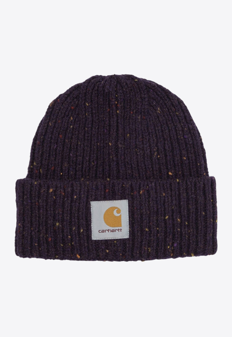 Carhartt Wip Anglistic Ribbed Beanie  Purple I0131933ASXX.06_ac06510e-1df0-4237-a7ae-96f10305ec09