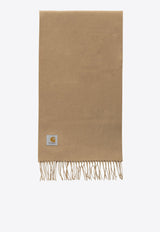 Carhartt Wip Logo Patch Wool Scarf Beige I0135072FSXX.06_a681b904-dd09-4ec5-b407-d287b637ee98