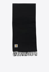 Carhartt Wip Logo Patch Wool Scarf Black I01350789XX.06_cfd85a9e-6016-4a84-9762-a71396a1157c