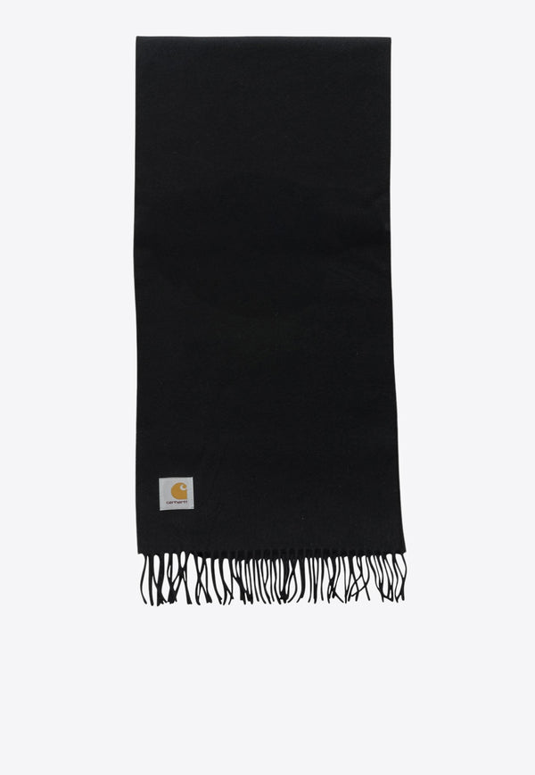 Carhartt Wip Logo Patch Wool Scarf Black I01350789XX.06_cfd85a9e-6016-4a84-9762-a71396a1157c
