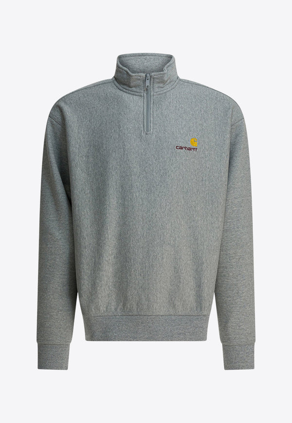Carhartt Wip American Script Sweatshirt Gray I027014V6XX.03_a3e15fa3-cff4-4b17-875d-2b0ab559d7d1