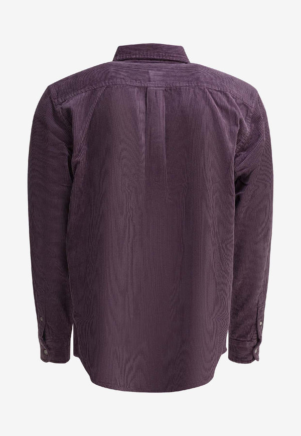Carhartt Wip Madison Cord Long-Sleeved Corduroy Shirt Purple I02995839PXX.03_8589a37b-5a50-41ef-b26d-f38cf426d563