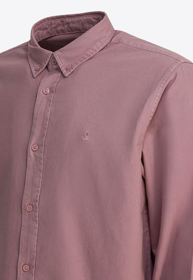 Carhartt Wip Bolton Long-Sleeved Shirt Pink I0302381NJXX.03_e8092f18-e0df-4a59-8d76-6014c6ab4932