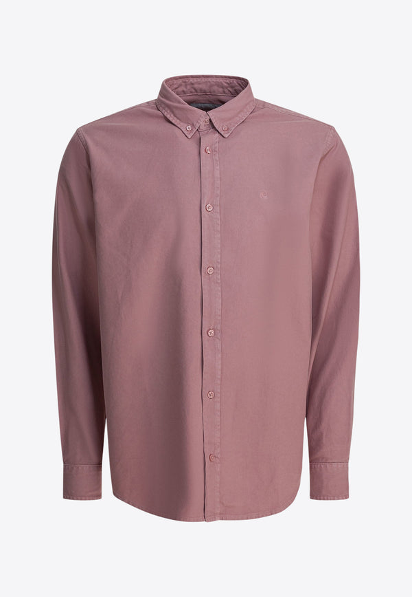 Carhartt Wip Bolton Long-Sleeved Shirt Pink I0302381NJXX.03_e8092f18-e0df-4a59-8d76-6014c6ab4932