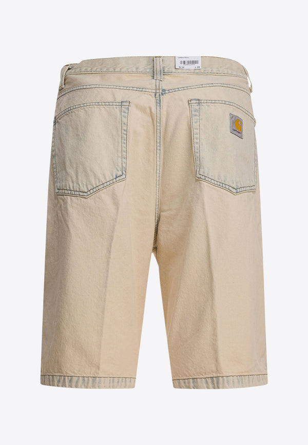 Carhartt Wip Landon Denim Shorts Beige I03046901SN.00_f2ba8dc9-4000-4020-be16-9a0622764f49