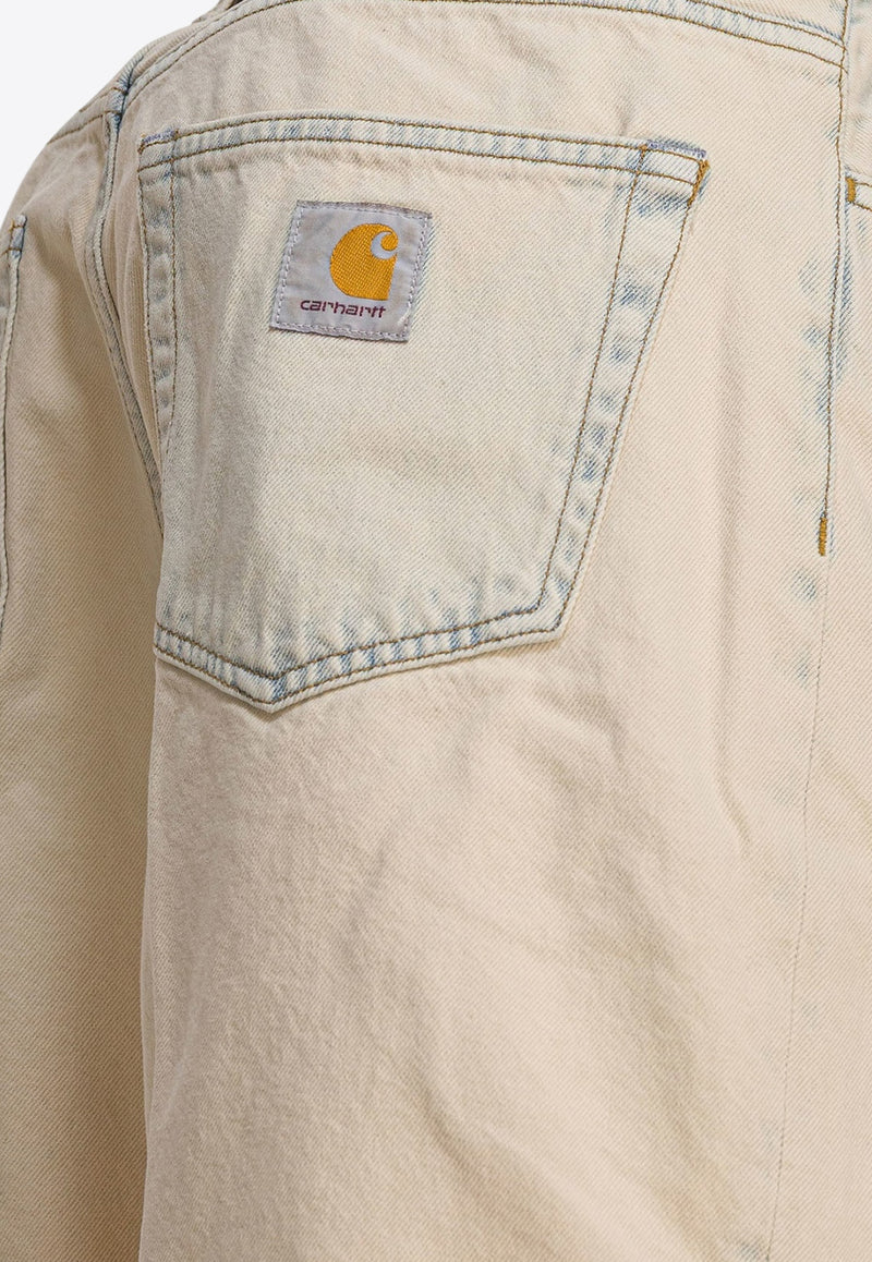 Carhartt Wip Landon Denim Shorts Beige I03046901SN.00_f2ba8dc9-4000-4020-be16-9a0622764f49