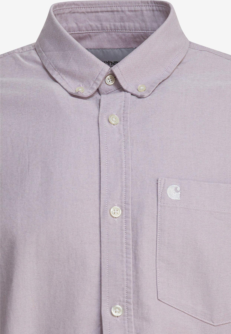 Carhartt Wip C-Logo Long-Sleeved Shirt Pink I03079931MXX.03_b6cda177-cd0c-451a-ae7c-ae9e502feec6