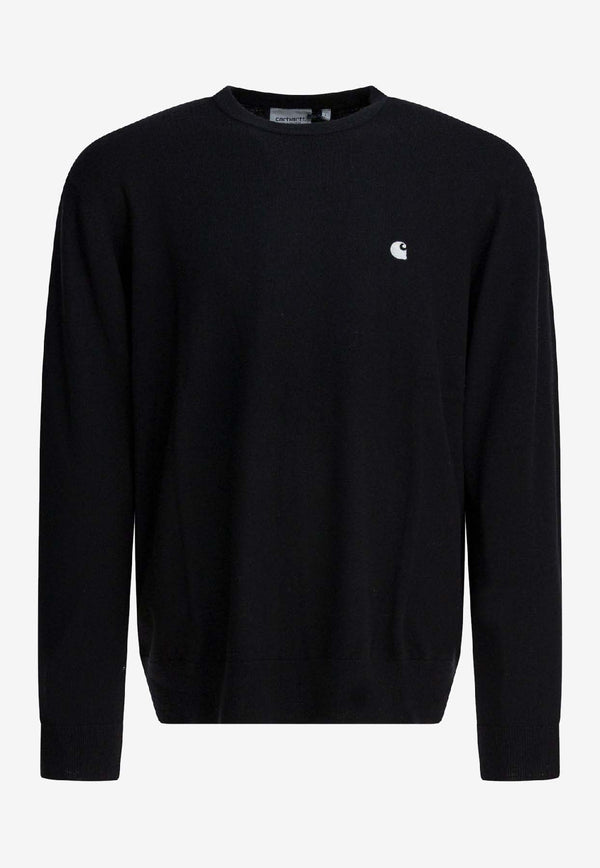 Carhartt Wip Madison Logo Sweater Black I030841K02.XX.03_32a247f5-4faf-432b-99e8-093f825649c4