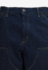 Carhartt Wip Double Knee Work Jeans Blue I03269901.02_101b8acd-a61c-4fc2-bce9-008314abe0ce