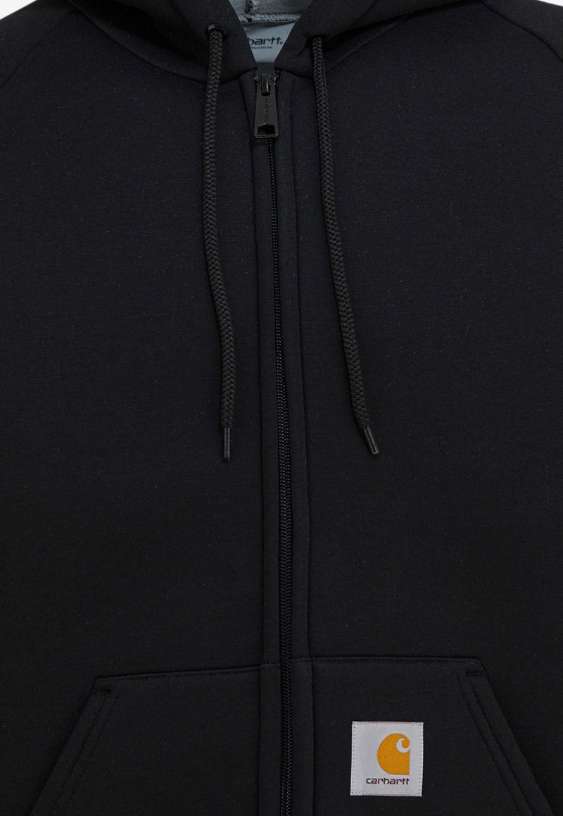 Carhartt Wip Car-Lux Zip-Up Hooded Sweatshirt Black I0329350GLXX.03_99e2b50f-7f9f-47d8-8bb8-af89a45775e4