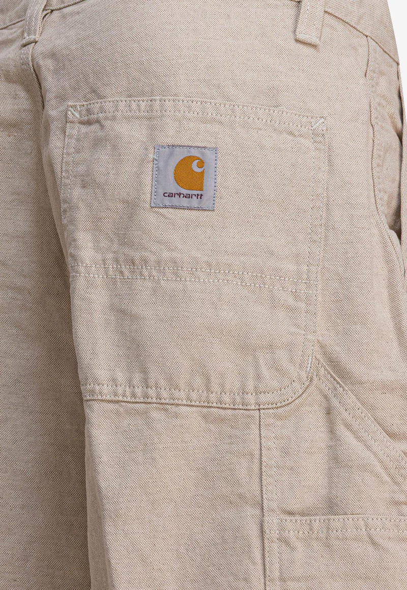Carhartt Wip Walter Single Knee Shorts Beige I0335830502.03_20daafbf-dd42-4f09-b23f-a6155d0b5aa7