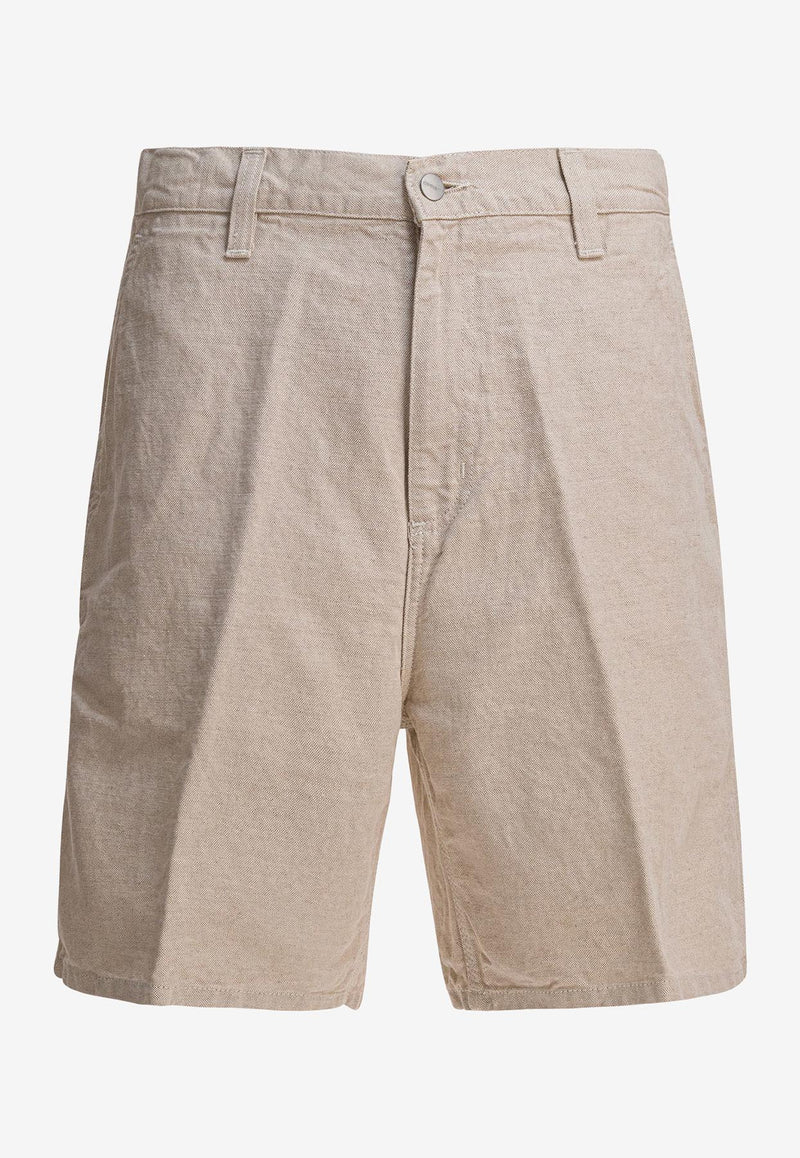 Carhartt Wip Walter Single Knee Shorts Beige I0335830502.03_20daafbf-dd42-4f09-b23f-a6155d0b5aa7