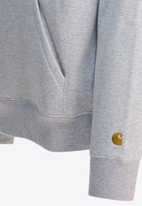 Carhartt Wip Chase Drawstring Hoodie Gray I03366100JXX.03_8036a4ac-c6a7-409e-be69-c0a05a67493d