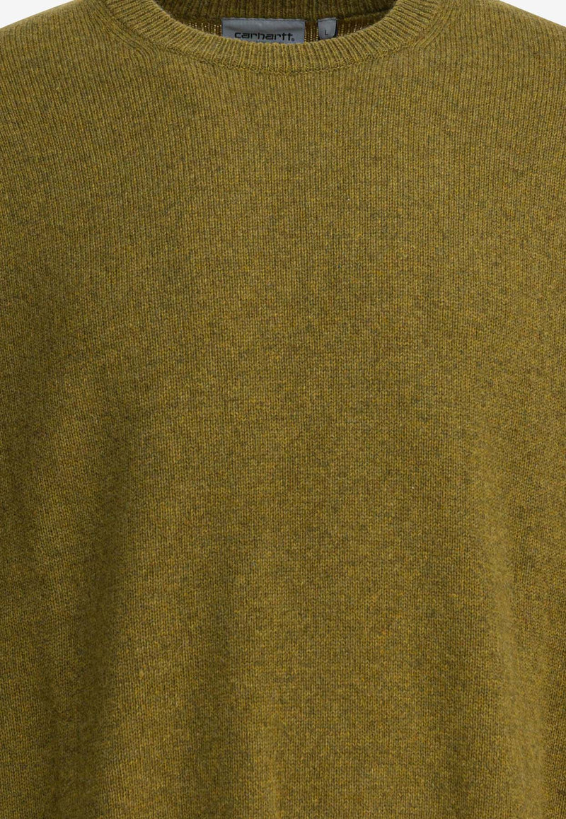 Carhartt Wip Alten Wool-Blend Sweater Green I033917E5.XX.03_a9a179cf-26d4-470b-8ab7-d842ea206172