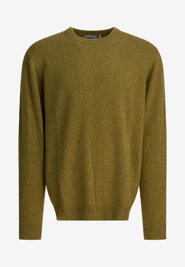 Carhartt Wip Alten Wool-Blend Sweater Green I033917E5.XX.03_a9a179cf-26d4-470b-8ab7-d842ea206172