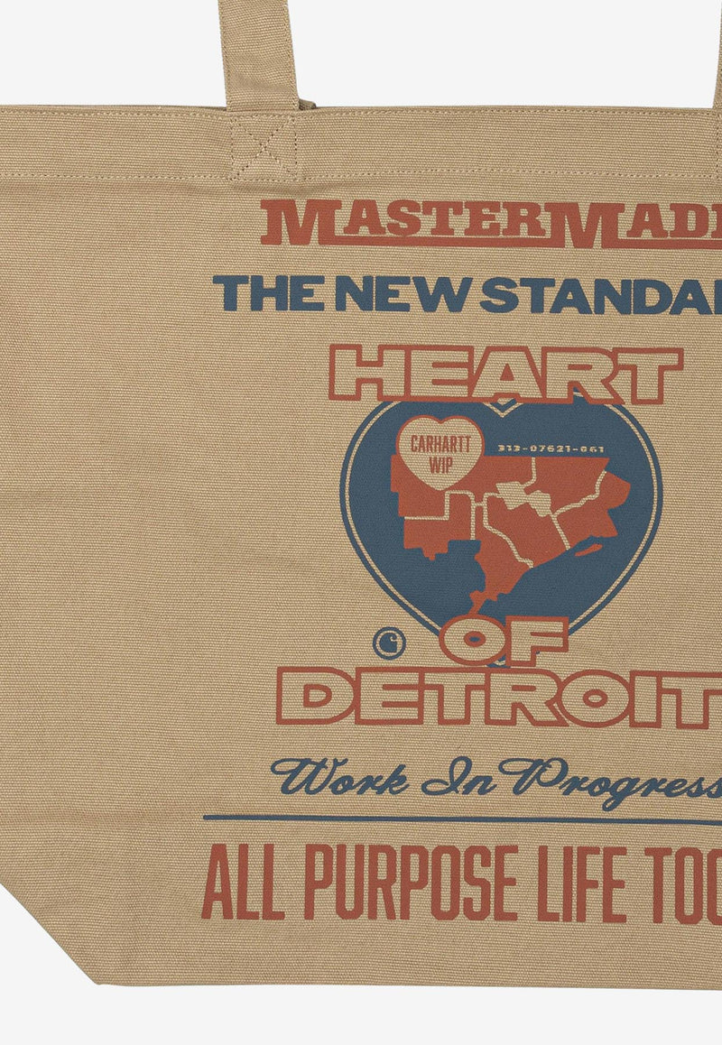 Carhartt Wip Graphic Print Canvas Tote Bag Beige I03397534GXX.06_e4f0bbad-e53c-4721-ab83-acc0d15c8d07