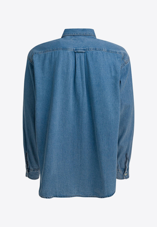 Carhartt Wip Lucas Long-Sleeved Denim Shirt Blue I0345250135.03_816f49ad-1e12-4168-ac1d-43fa4f863e0e