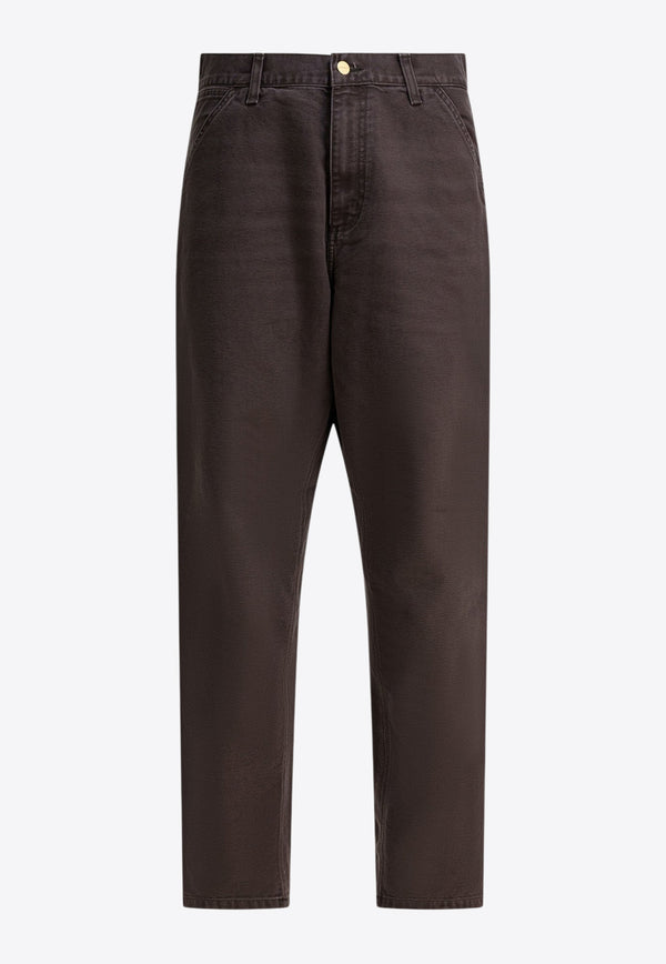 Carhartt Wip Single Knee Slim Pants Brown I034798474O.32_117b8fbc-8a8e-4703-8f56-806405cb3399