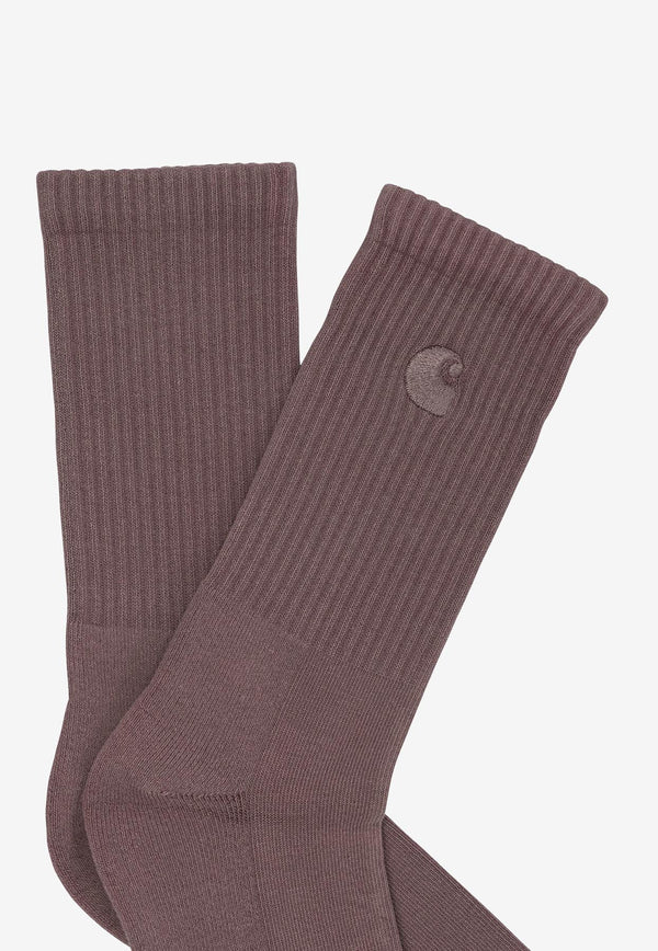 Carhartt Wip Hudson Ankle Socks  Mauve I0351351XF5F.06_83040