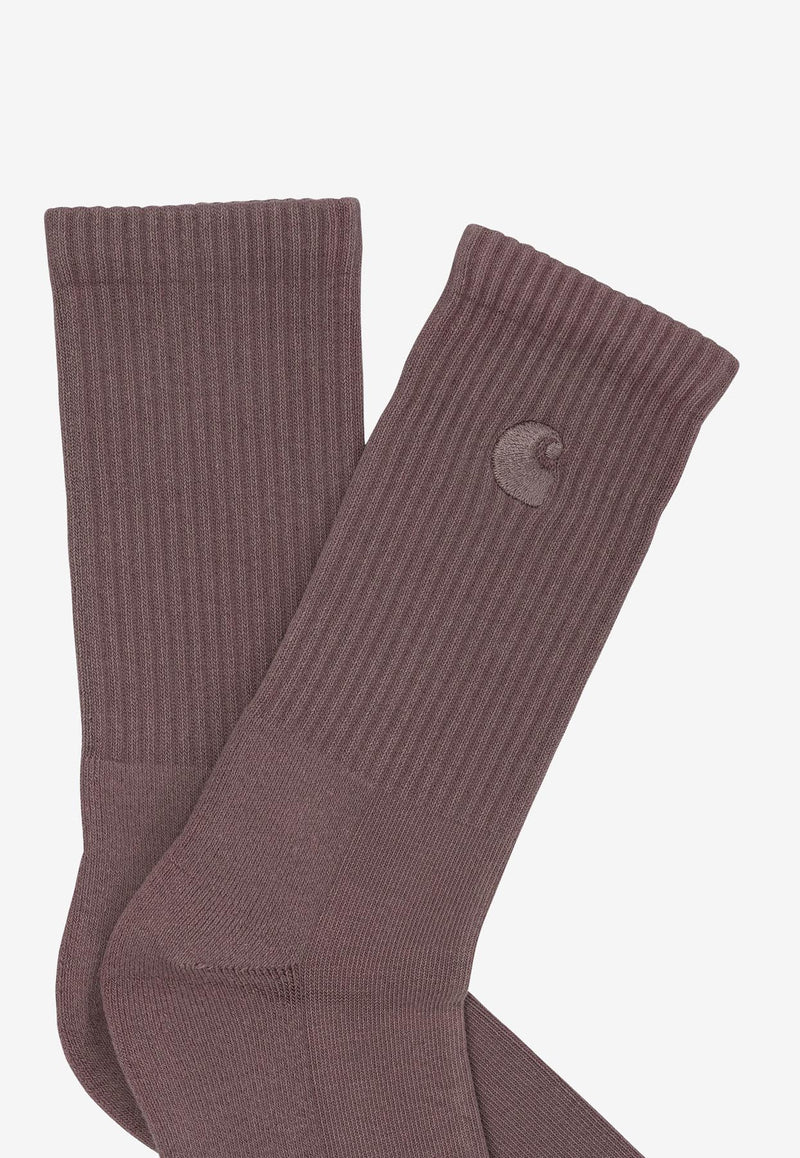 Carhartt Wip Hudson Ankle Socks  Mauve I0351351XF5F.06_83040