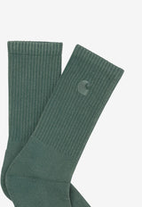 Carhartt Wip Hudson Ribbed Socks Green I0351352ZU5F.06_83023