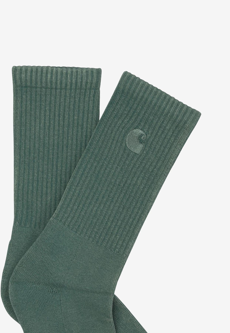 Carhartt Wip Hudson Ribbed Socks Green I0351352ZU5F.06_83023