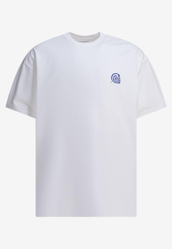 Carhartt Wip Helix Printed T-shirt White I03519402XX.03_82555