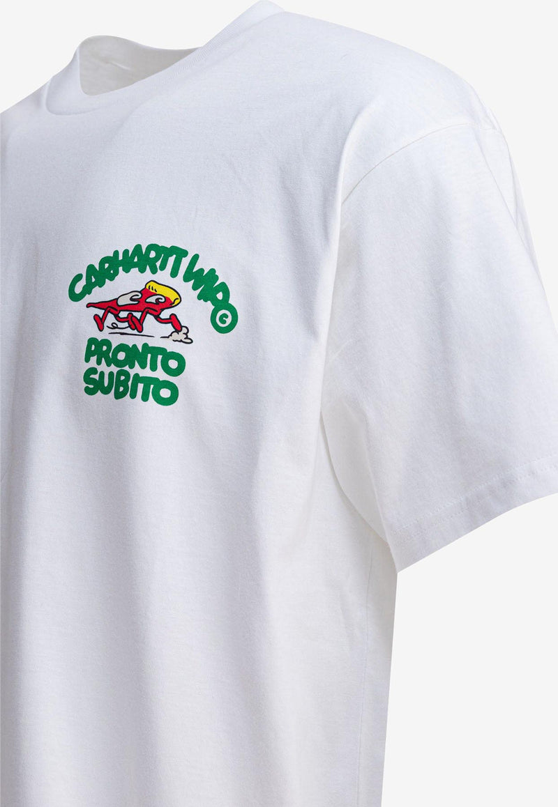 Carhartt Wip Pronto Graphic Print T-shirt White I03519502XX.03_82606