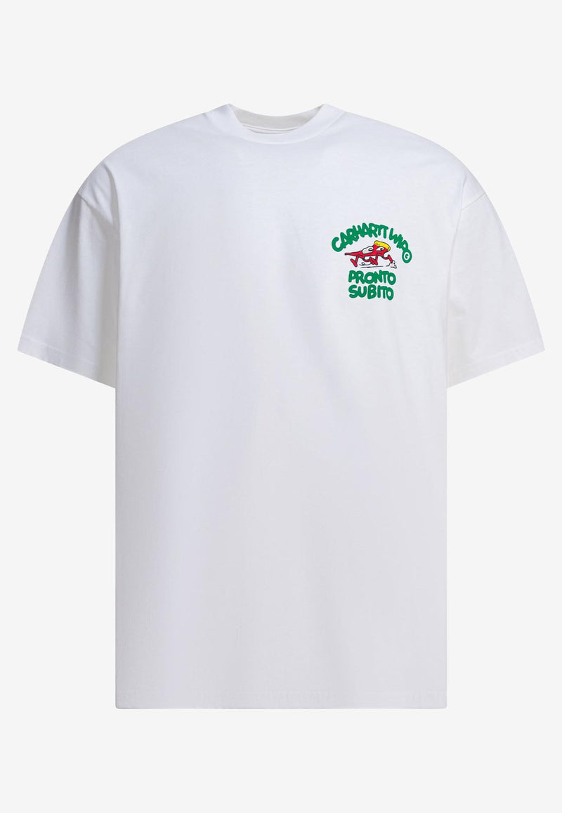 Carhartt Wip Pronto Graphic Print T-shirt White I03519502XX.03_82606