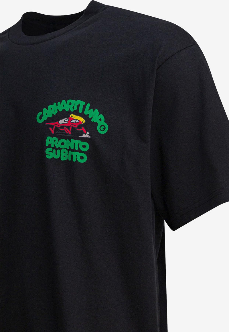 Carhartt Wip Pronto Graphic Print T-shirt Black I03519589XX.03_82563